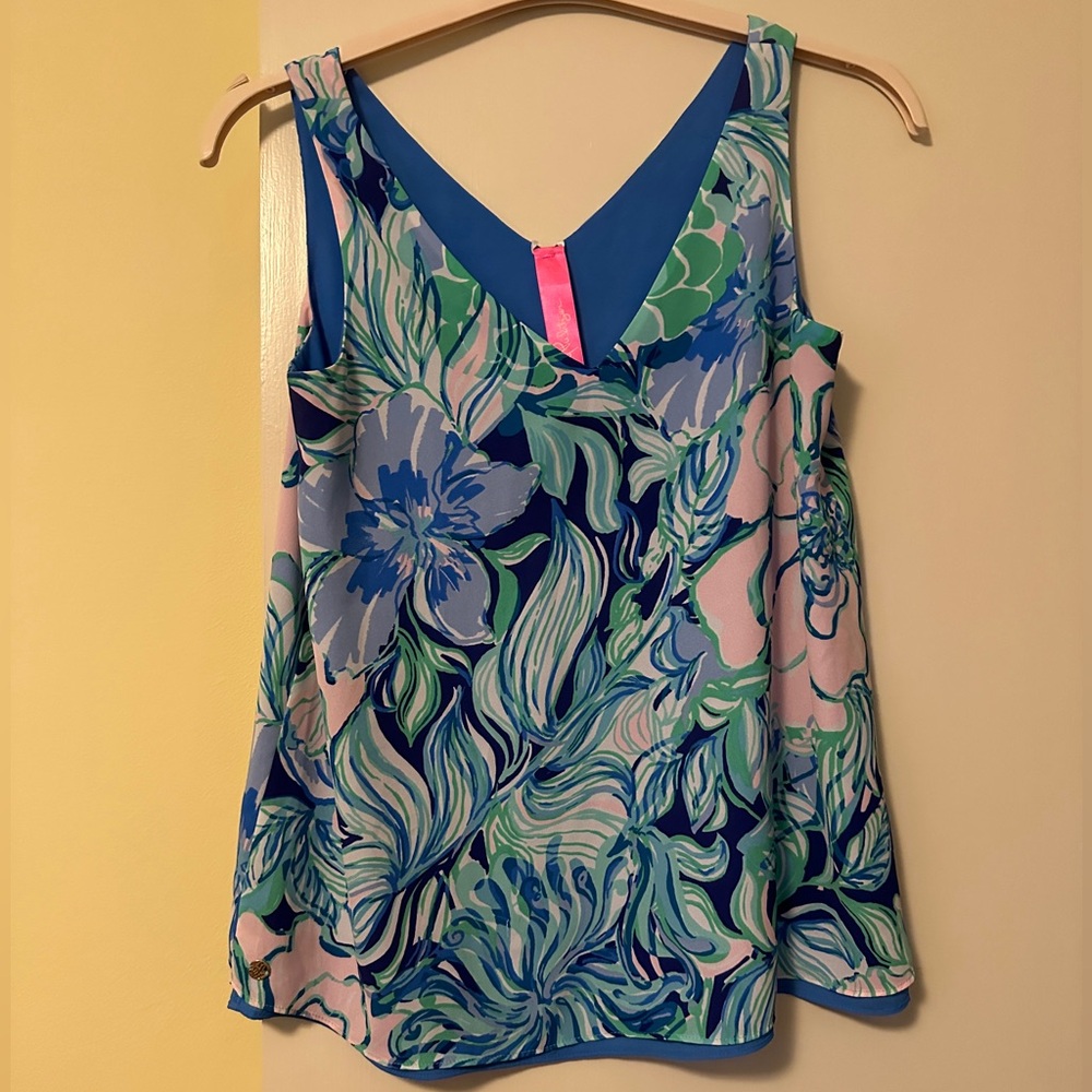 Lilly Pulitzer colorful reversible tank top